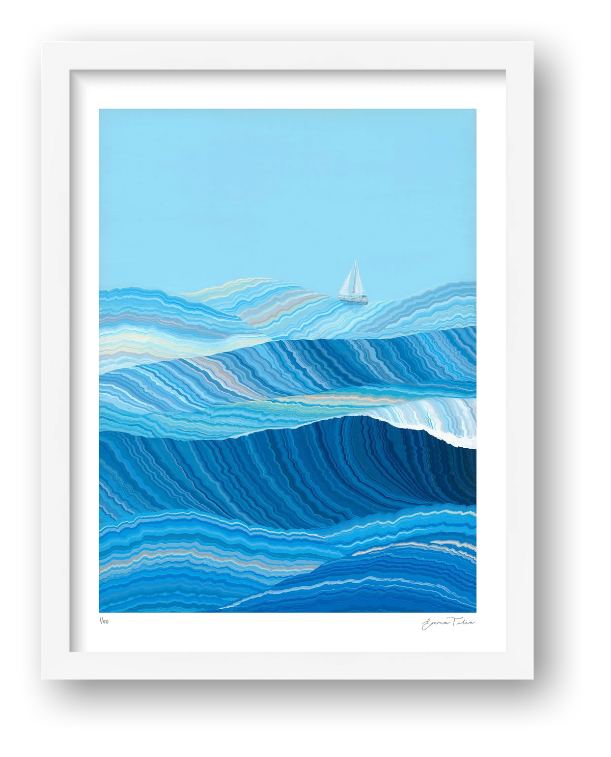 Highs and Lows — framed